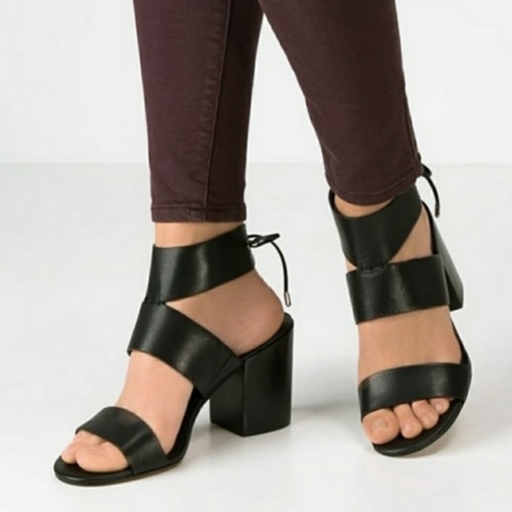 Rebecca mink off chunky heels. Size 7. True to size and comfortable